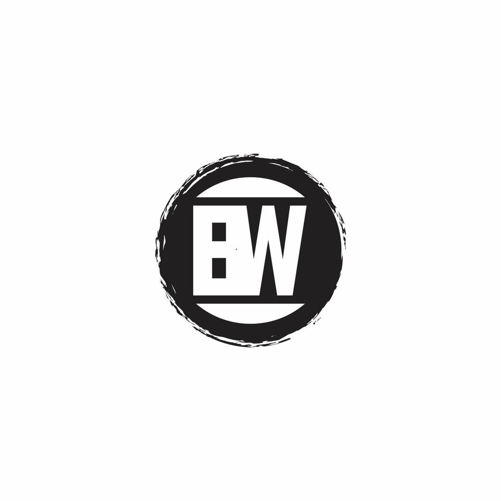 Logo monogram design template vector