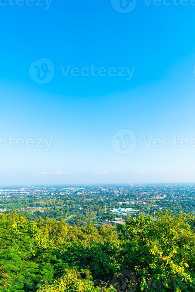 horizonte de la ciudad de chiang mai en tailandia foto