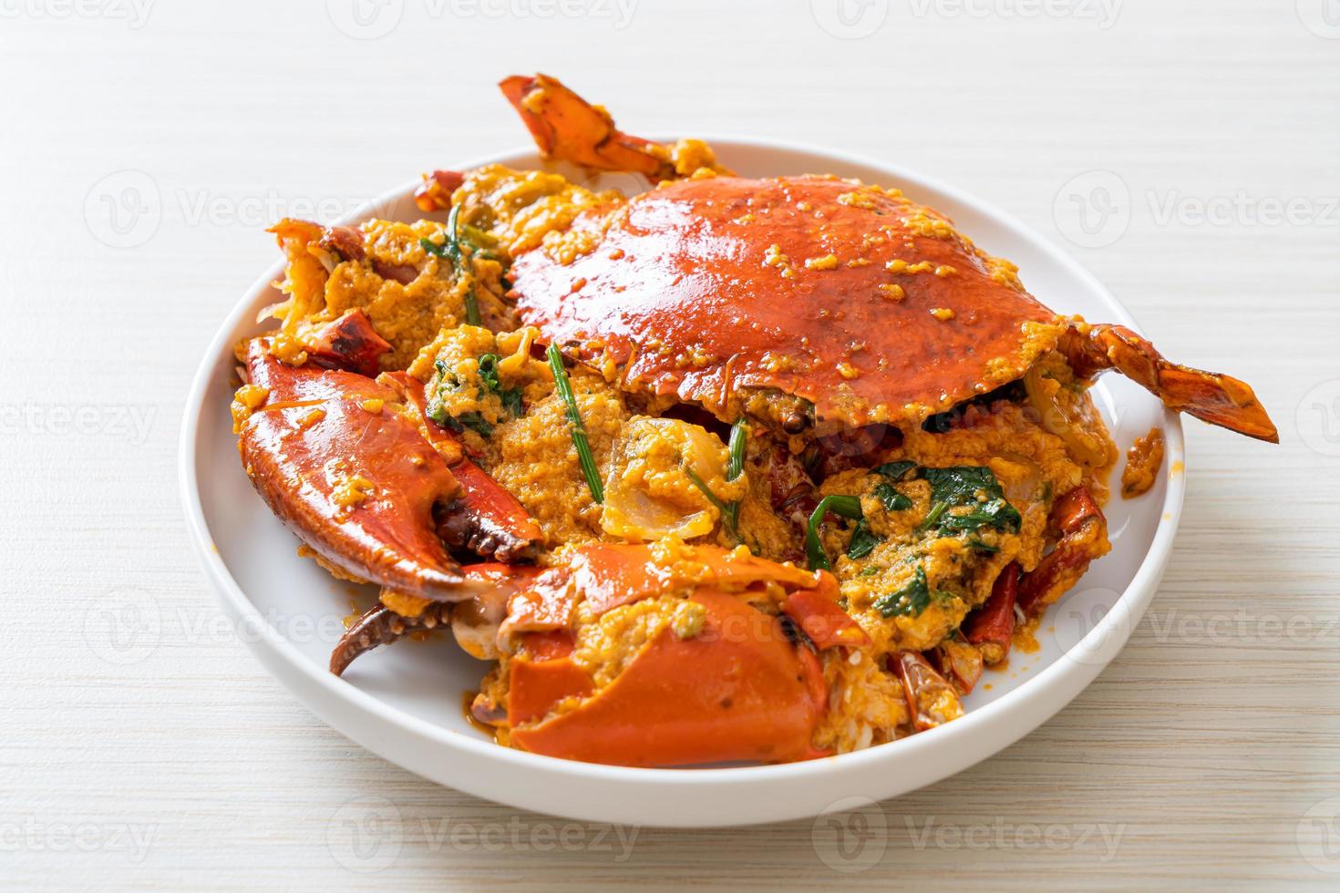 Stir Fried Crab with Curry Powder photo