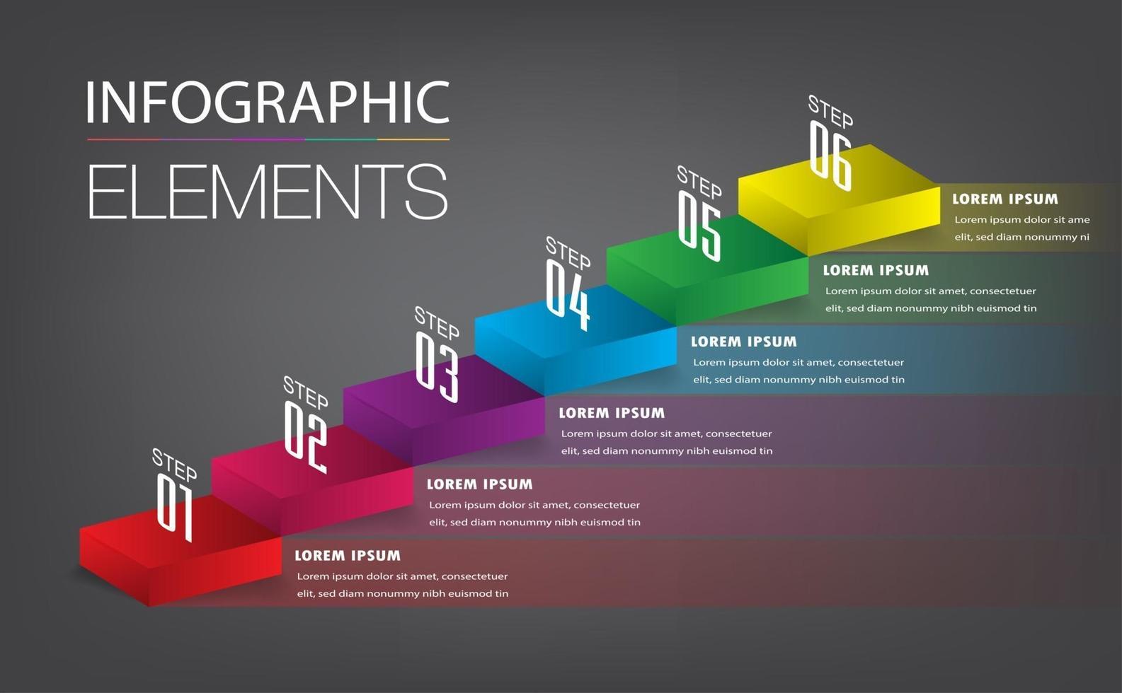 modern text box template, infographics banner vector