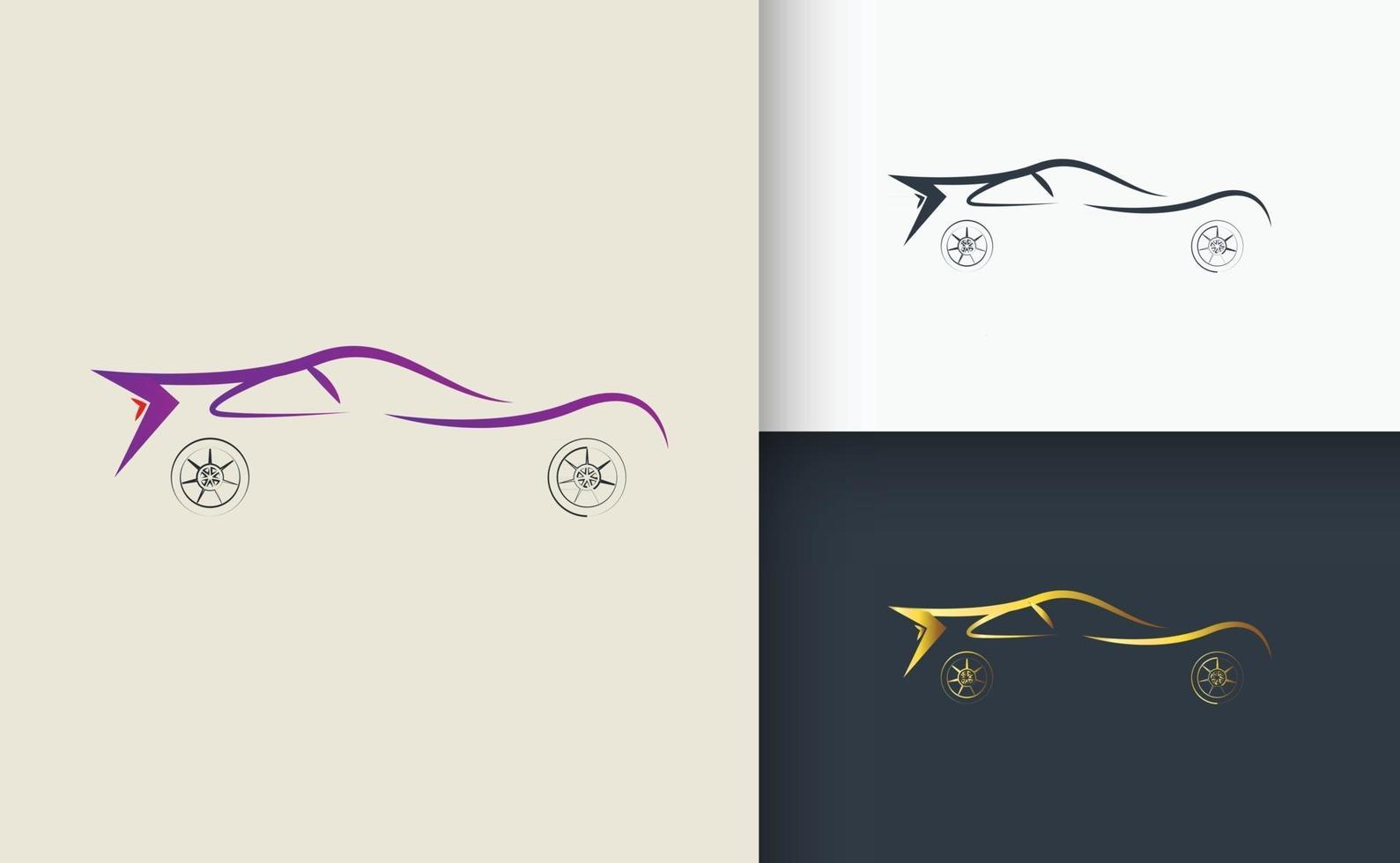 Car Logo design Template set vector