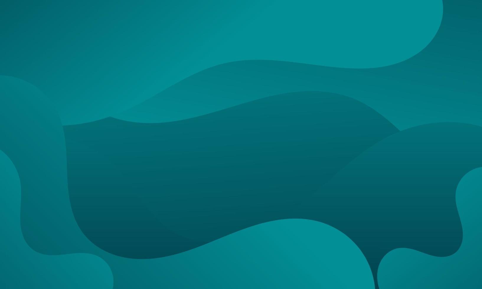 Abstract Blue Fluid Wave Background vector