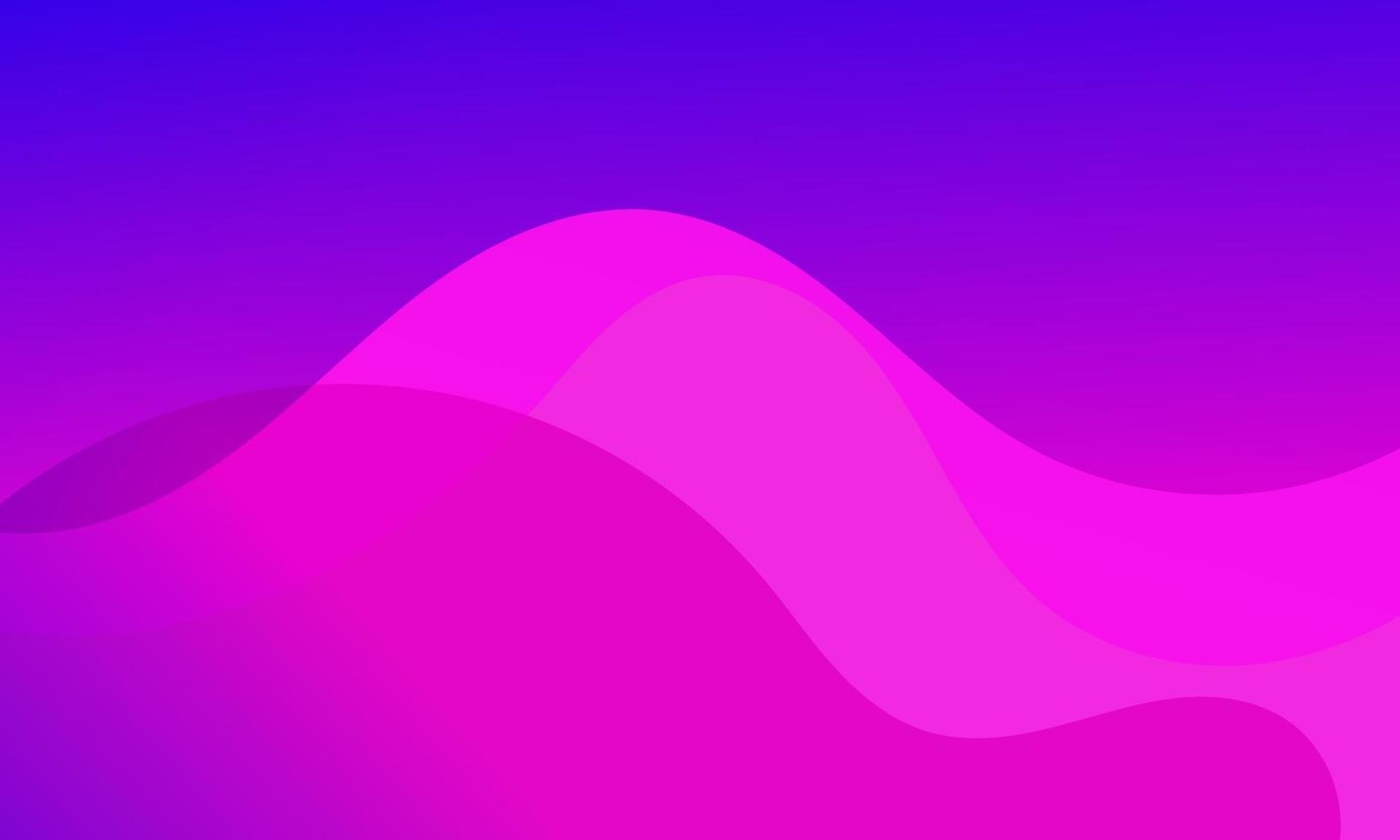 Abstract Purple Fluid Wave Background vector