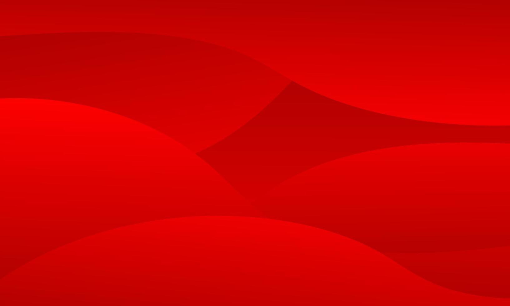 Abstract Red Fluid Wave Background vector