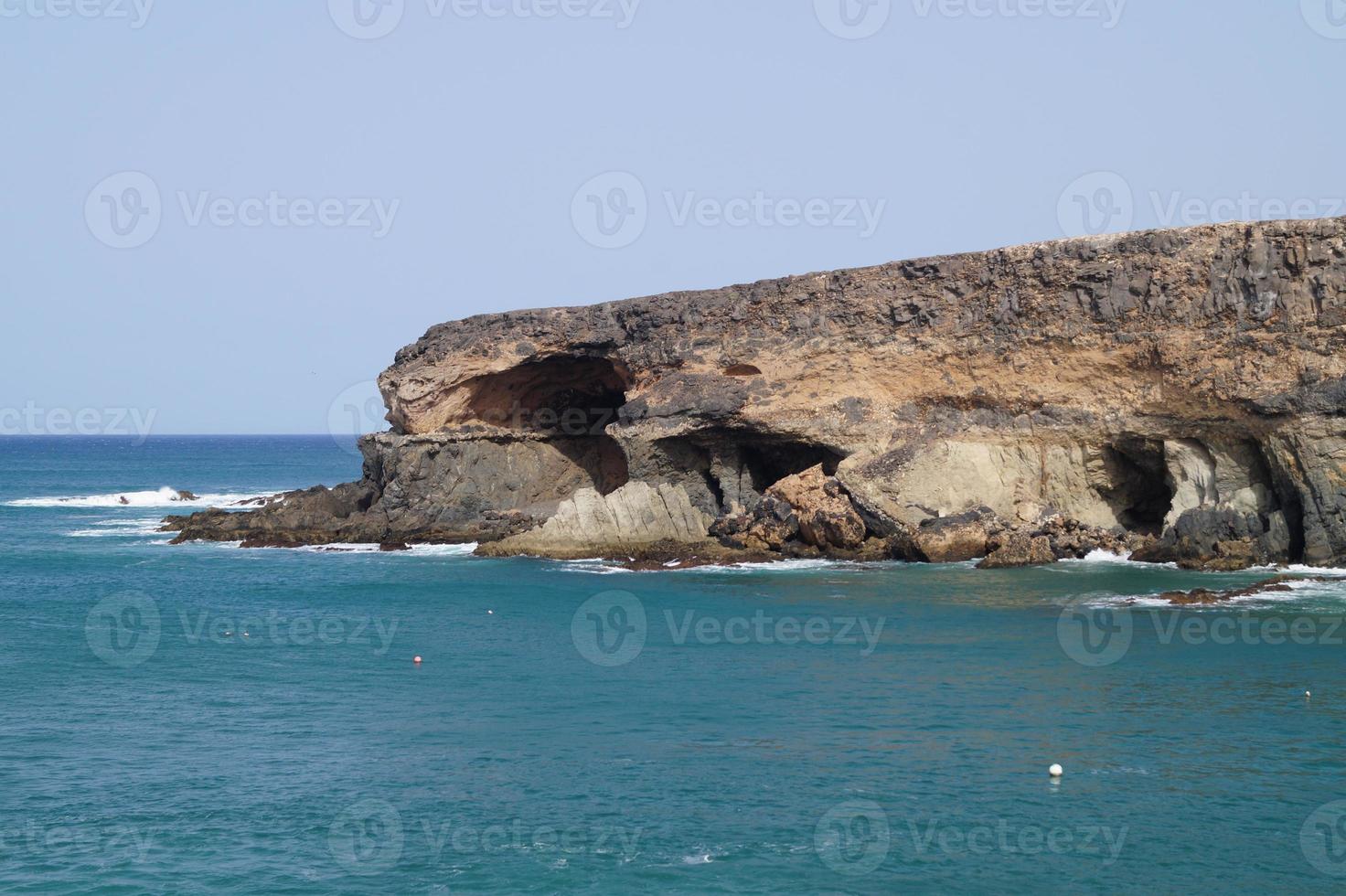 las cuevas de ajuy - fuerteventura - españa foto