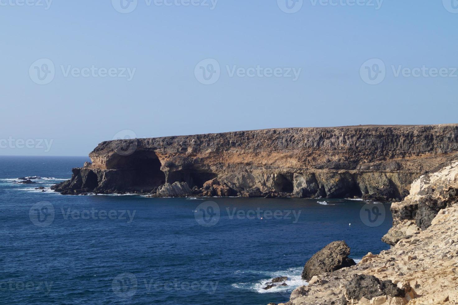 las cuevas de ajuy - fuerteventura - españa foto