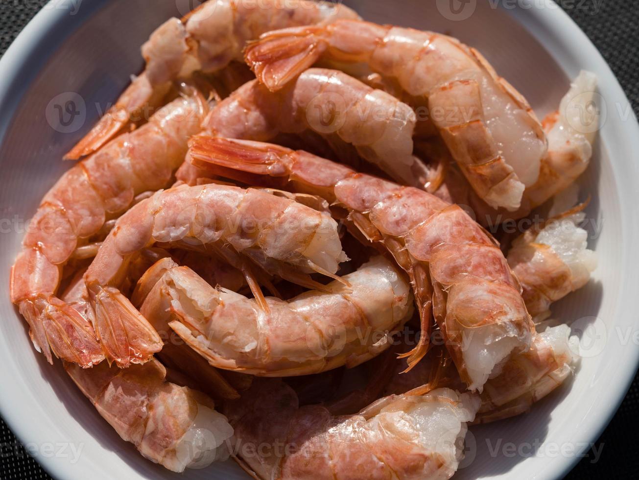 grilled argentina red King Prawns photo