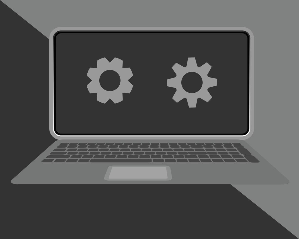 Setting icon vector