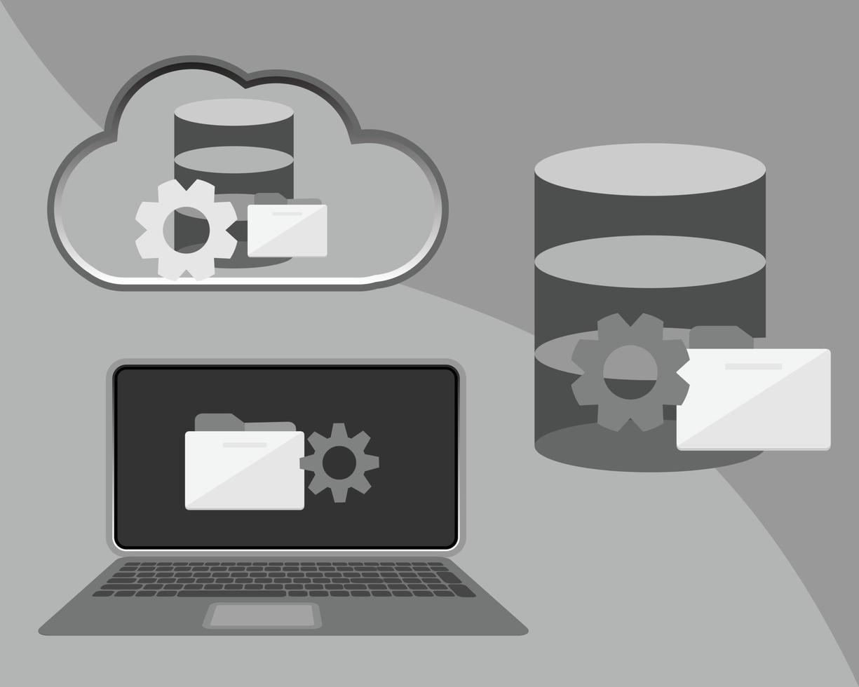 Setting icon vector