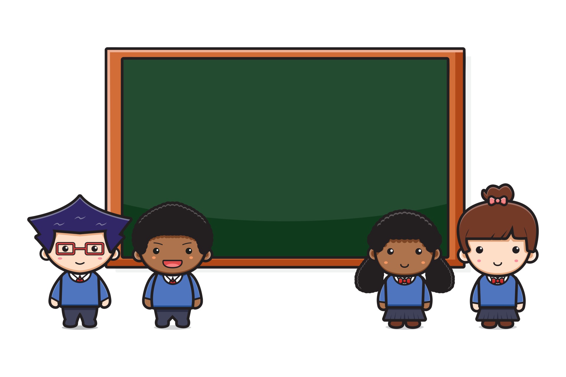 Cute student standing front of board cartoon icon vector illustration 3009863 Vector Art at Vecteezy Cute student standing front of board cartoon icon vector illustration 3009863 Vector Art at Vecteezy