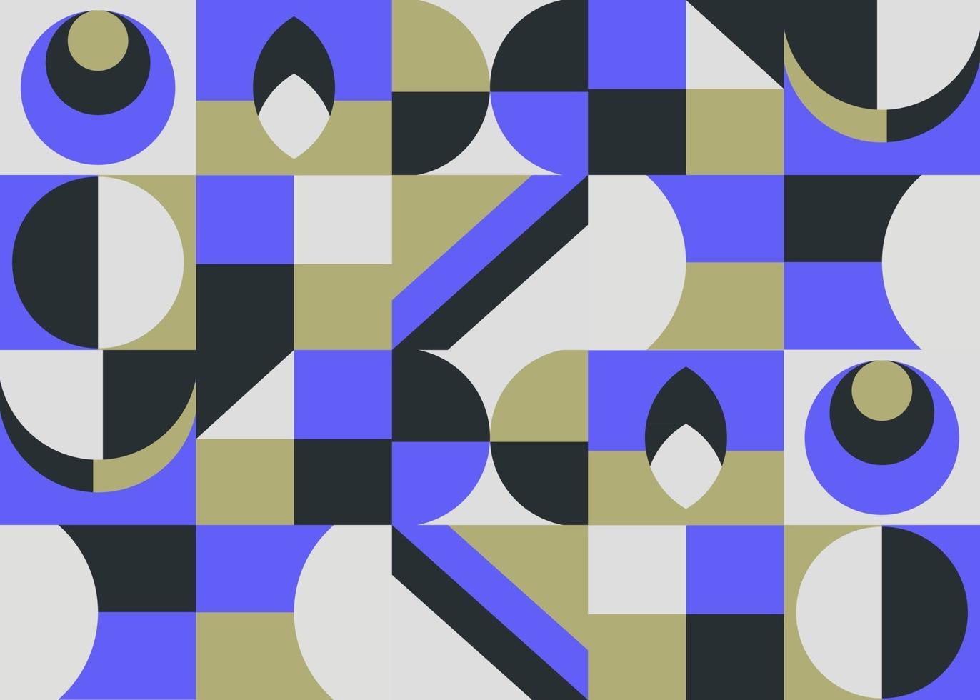 Abstract geometric backgrounds neo geo pattern vector