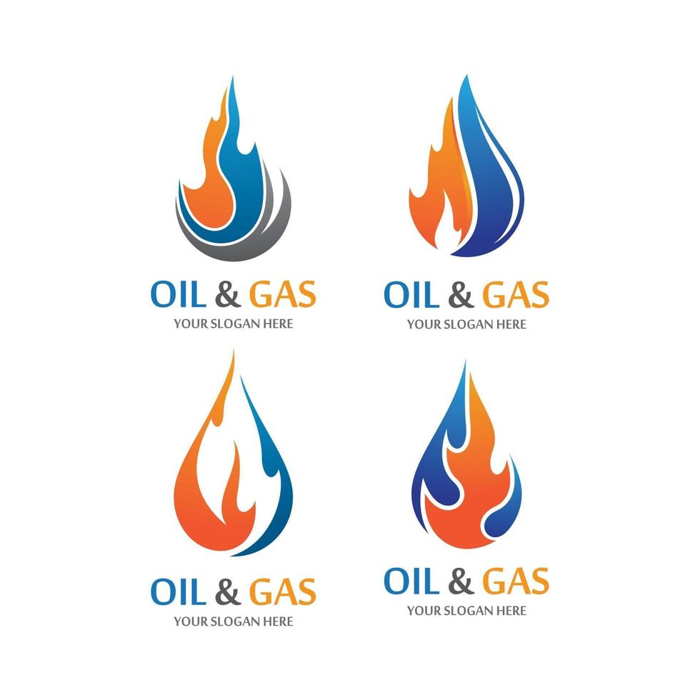 imagenes de logo de petroleo y gas vector