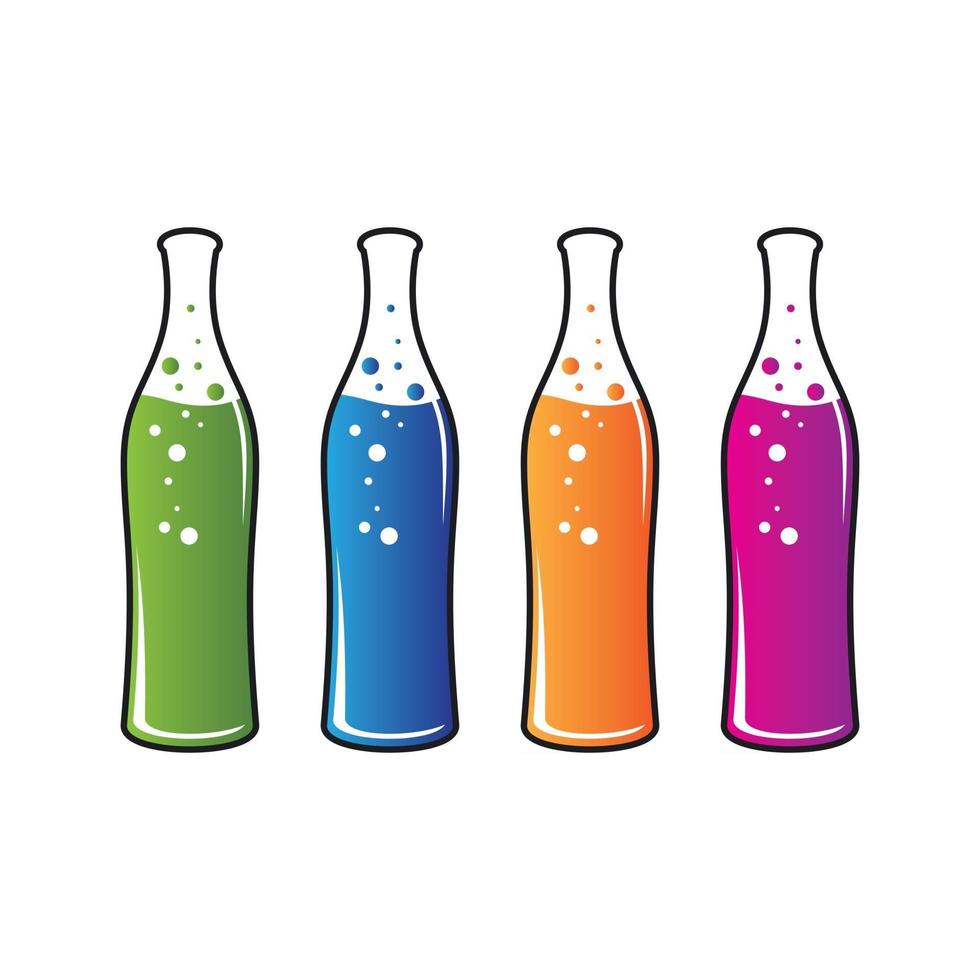 Soda drink vector icon illustration