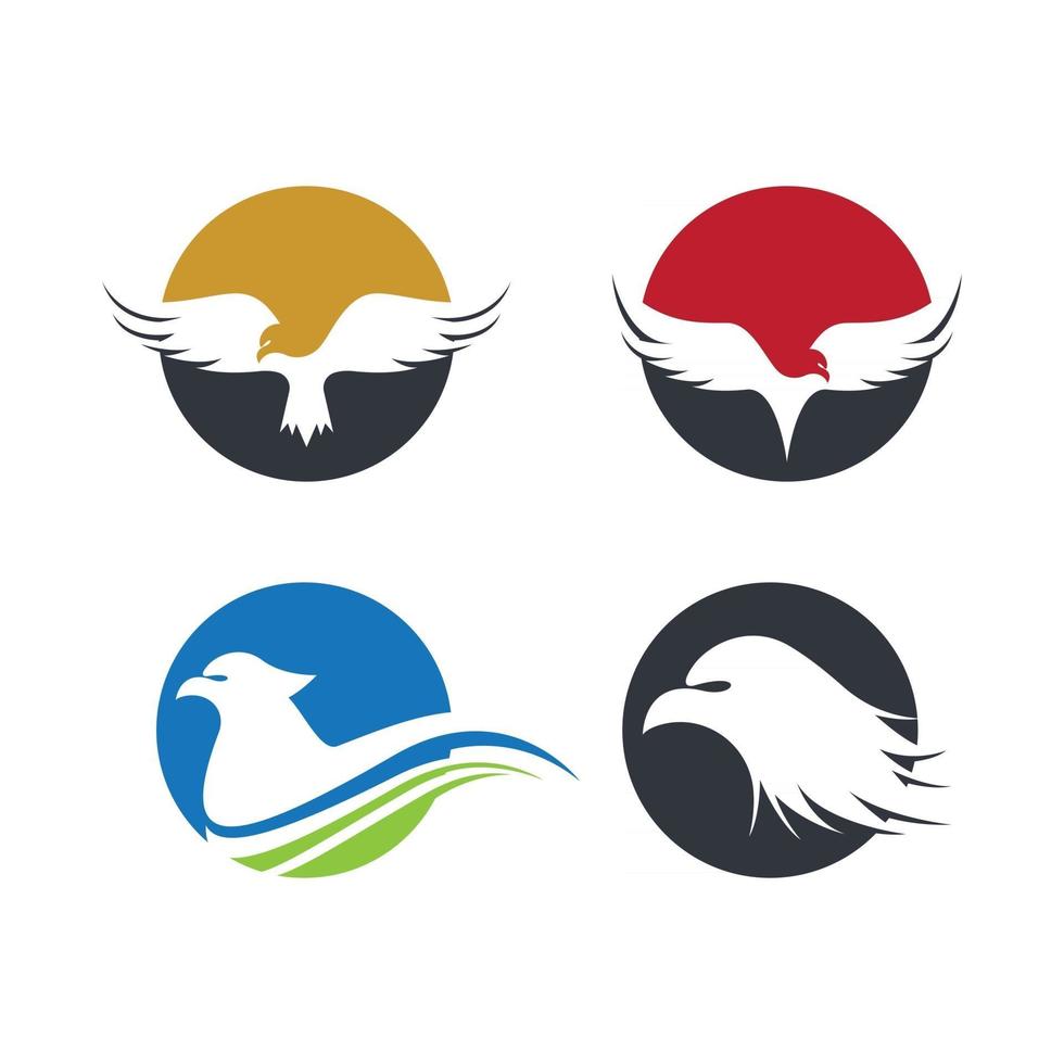 Eagle logo images vector