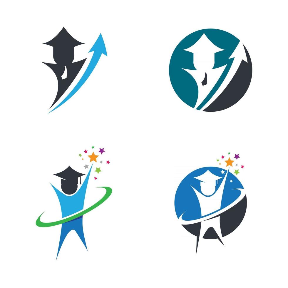 Education logo design vector