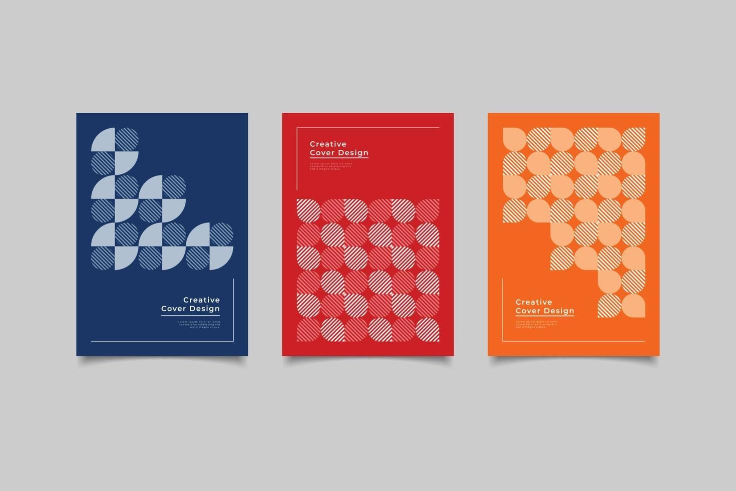 Template cover design vector