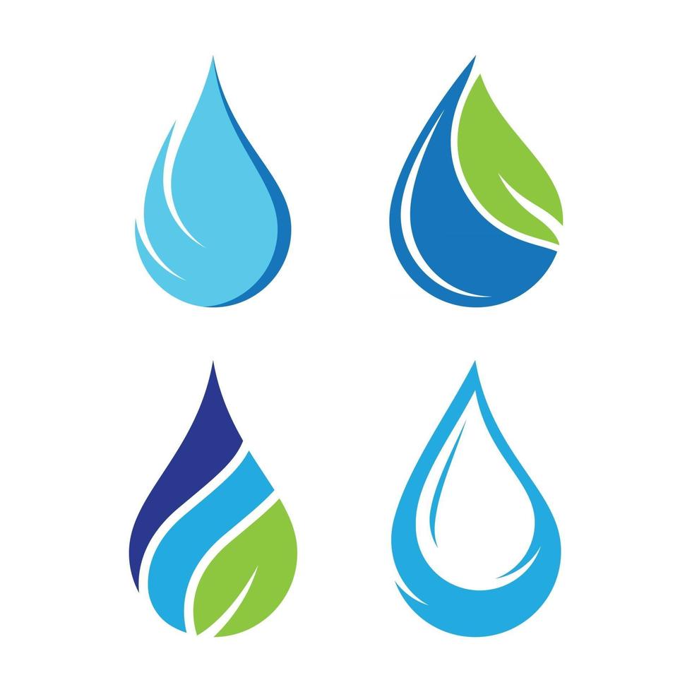 Water drop logo images vector