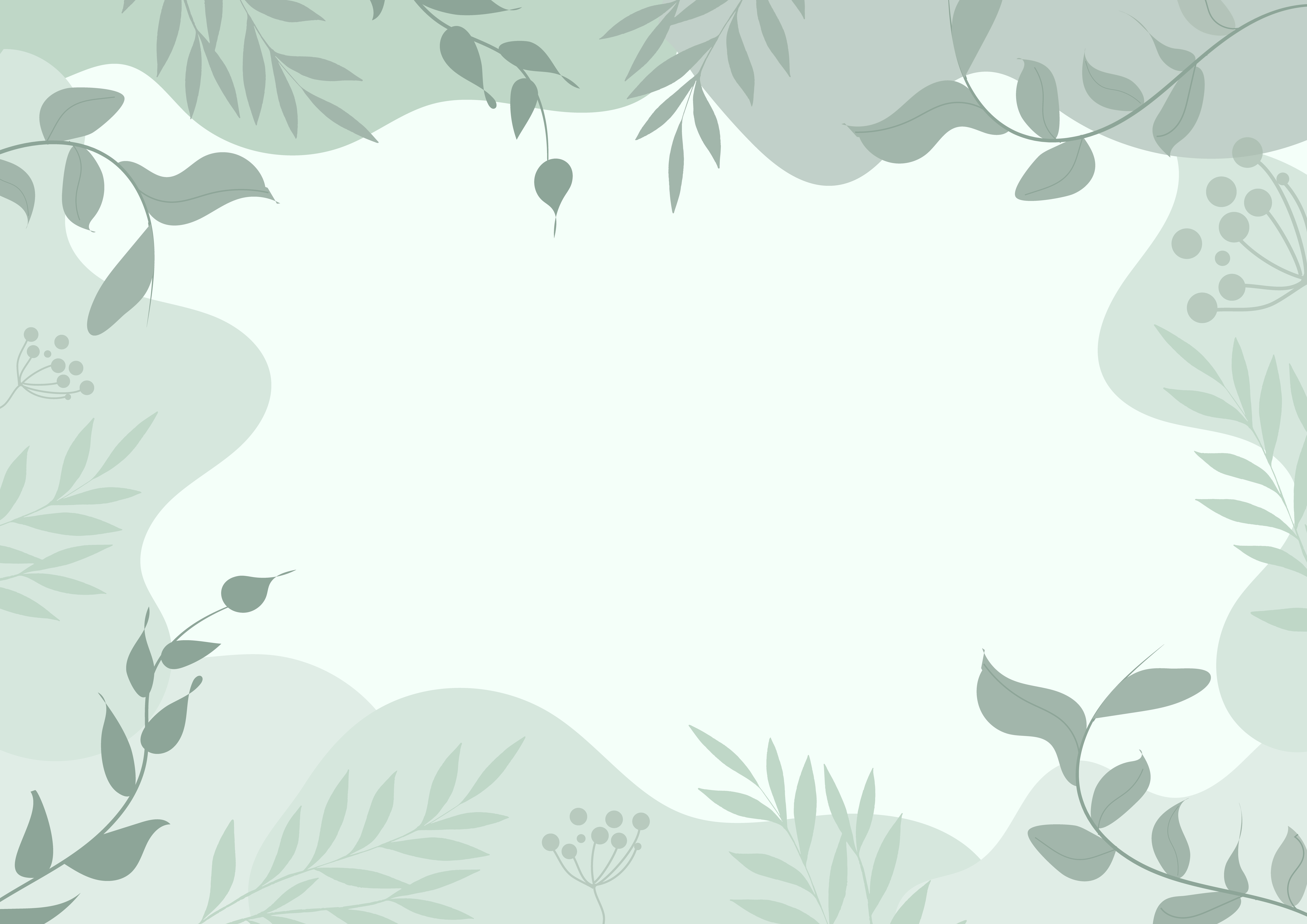 Modern background with fluid and leaves shape green pastel color. 3010925  Vector Art at Vecteezy