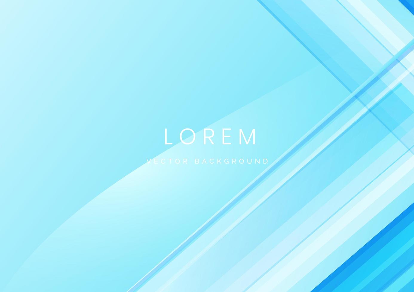 Abstract soft blue geometric diagonal overlay layer background. vector