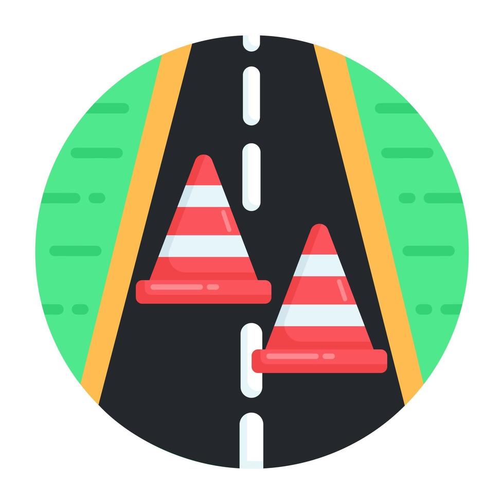 Road Cones and Construction vector