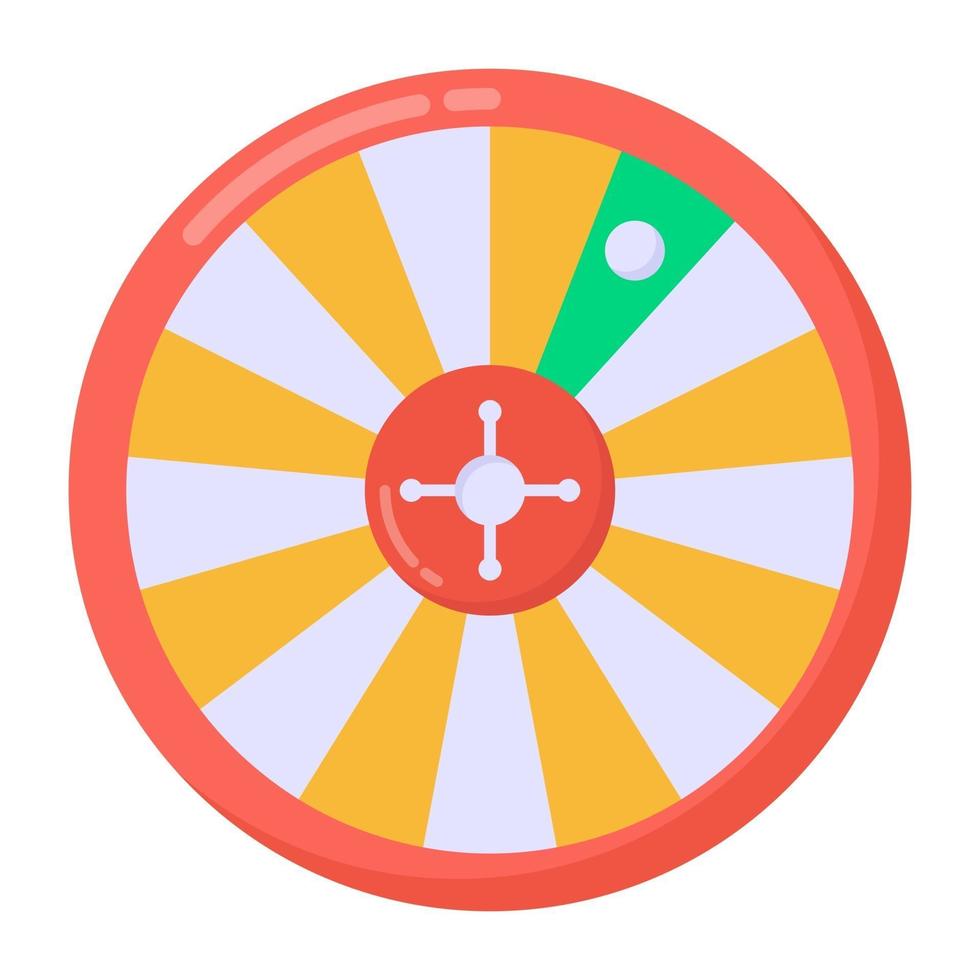 Spin Wheel and Gambling vector