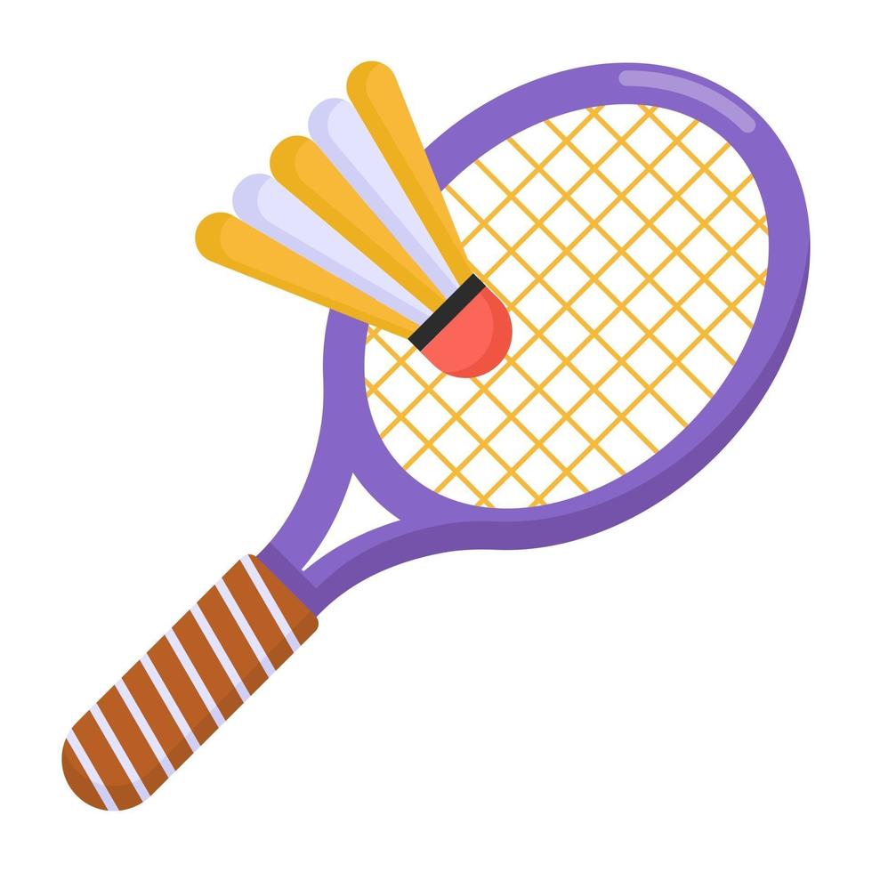 Badminton Sports Equipment vector