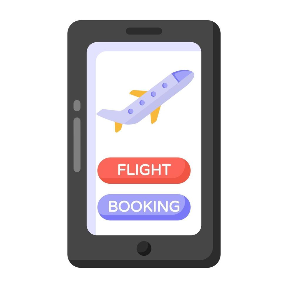 Online  Flight Booking vector