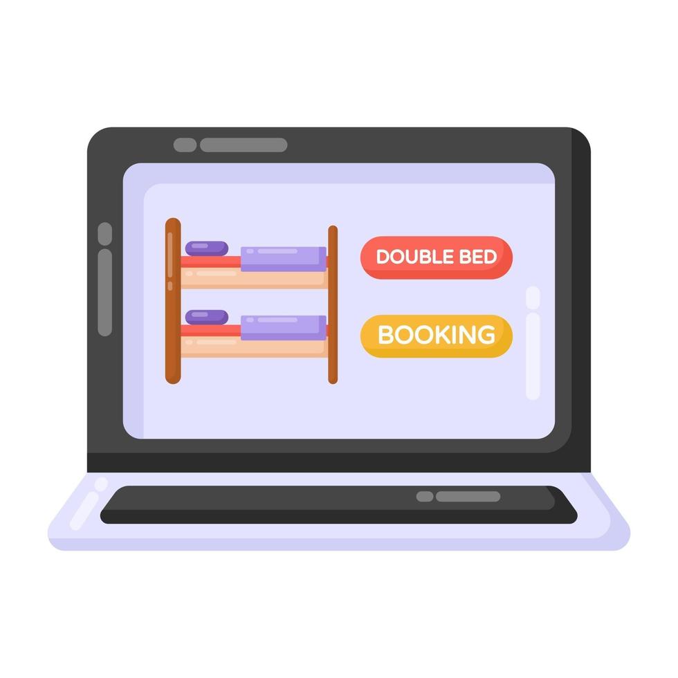 Double Bedroom Booking vector