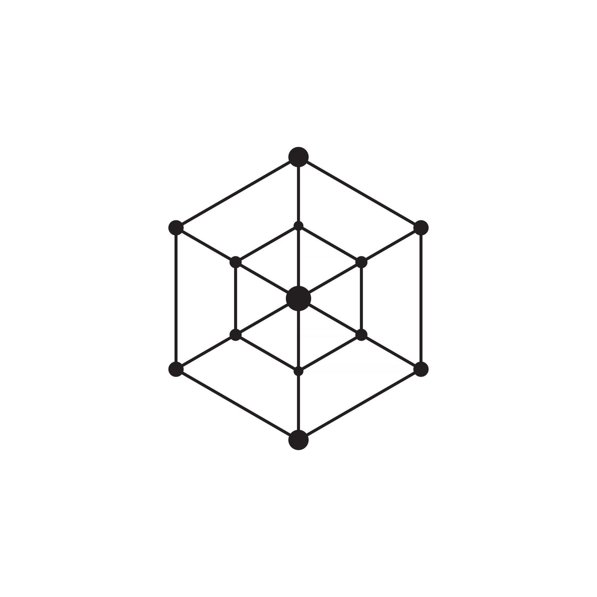 Polygonal line icon abstract polygonal design vector template 3011426