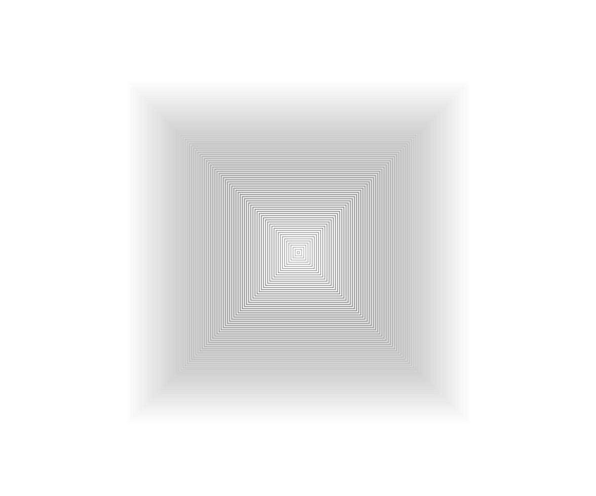 Geometric Square logo. Stroke square frame. Flat design vector