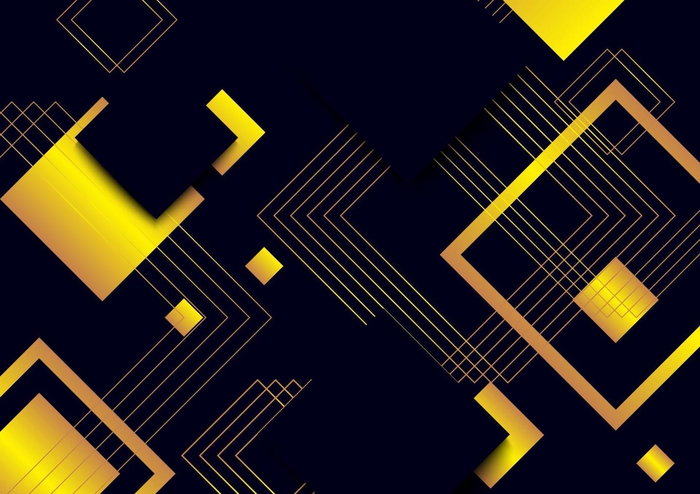 Abstract luxury and shadow background. Modern golden pattern shapes vector