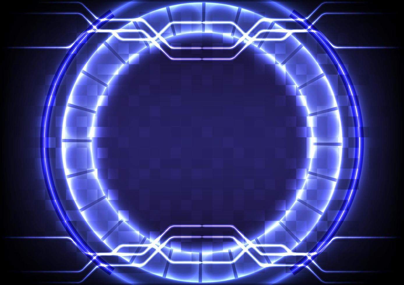 Element of computer data. Abstract hologram hi-tech background vector