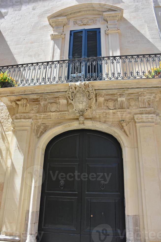 Italy, Lecce, city with Baroque architecture and churches and archaeological remains. photo