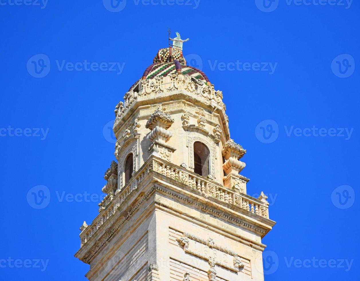 Italy, Lecce, city with Baroque architecture and churches and archaeological remains. photo