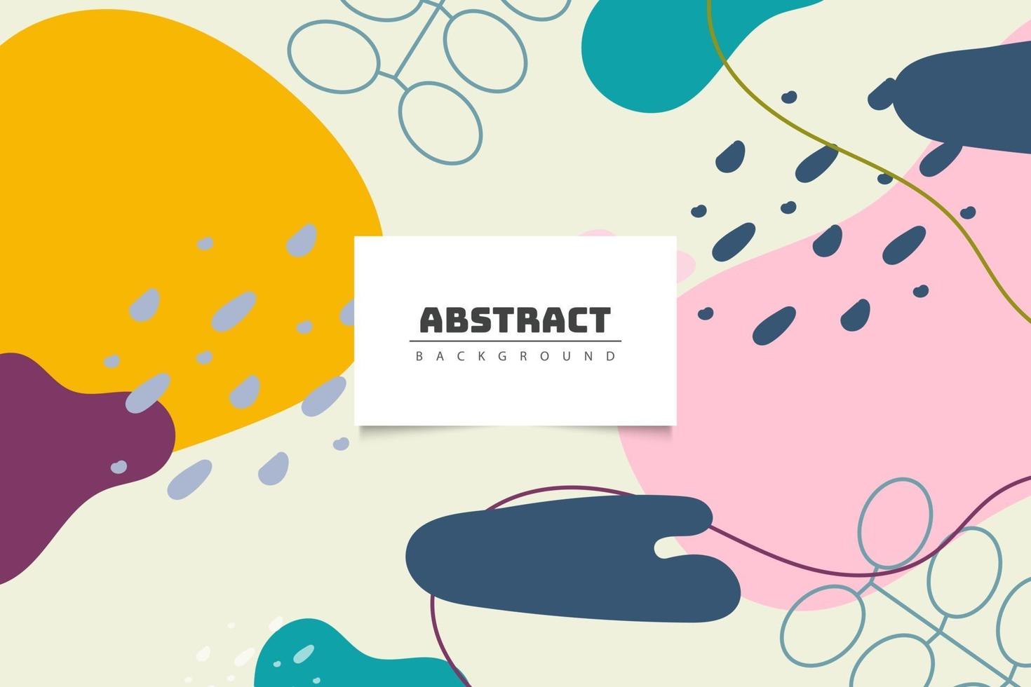 Abstract pastel background design vector