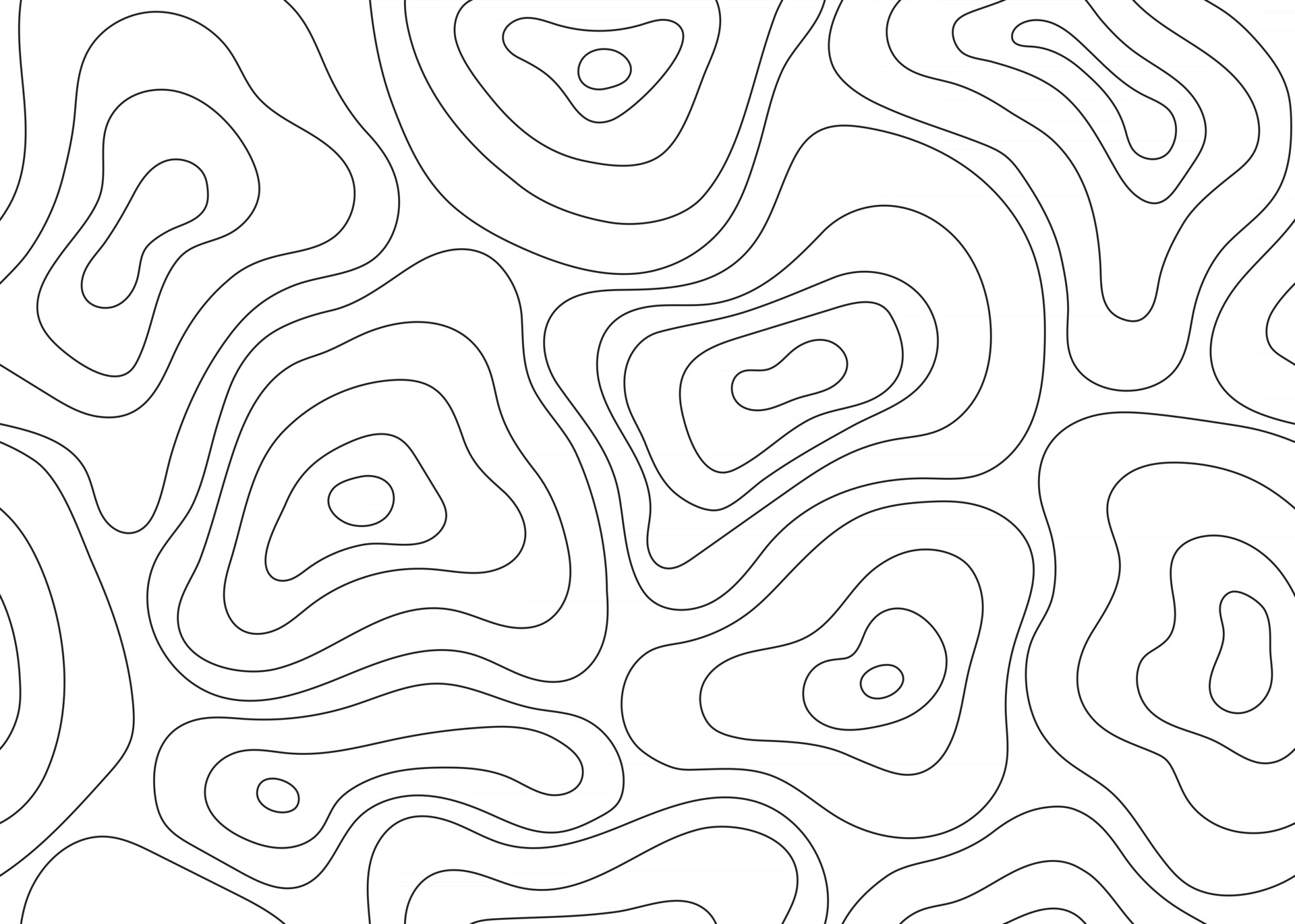 Topographic line pattern, map landscape background outline 3013117