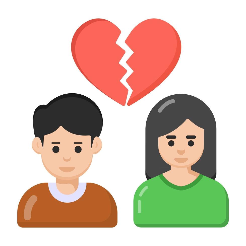 Breakup and Divorce vector