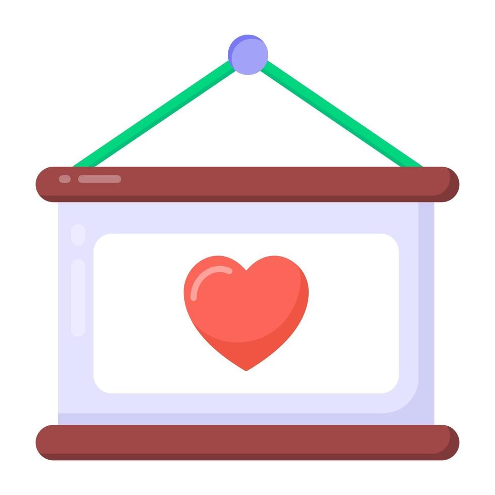 Love Board and Presentation vector