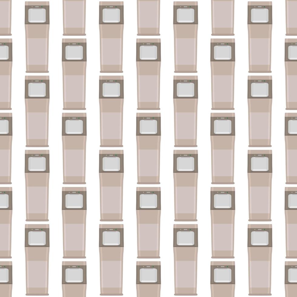 Seamless of many identical sanitizer in soap dispenser vector