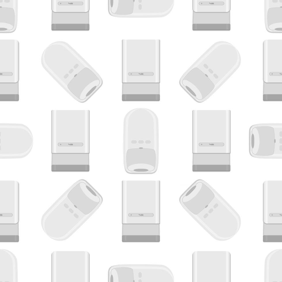 Seamless of many identical sanitizer in soap dispenser vector