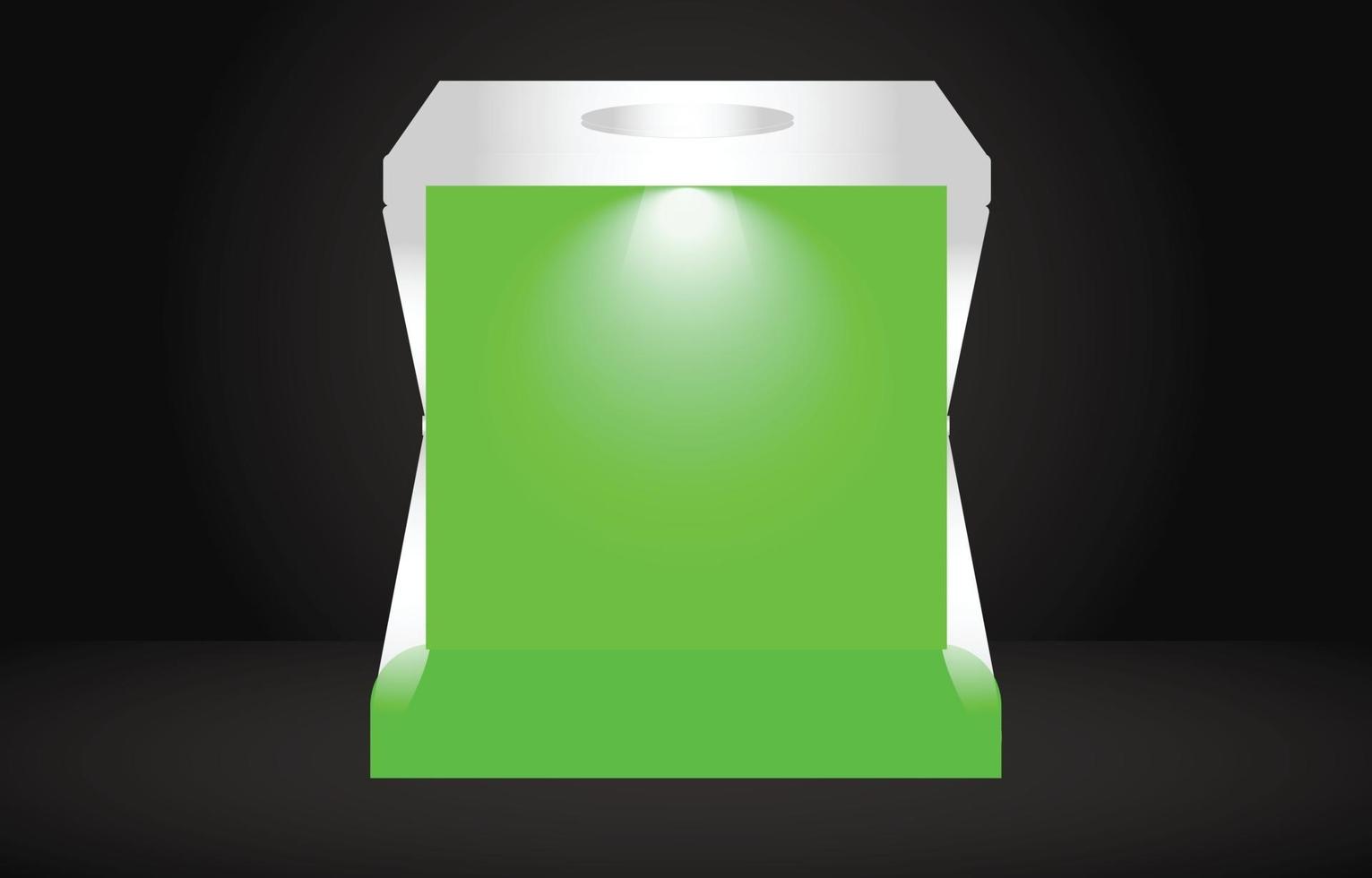 box color with black background vector