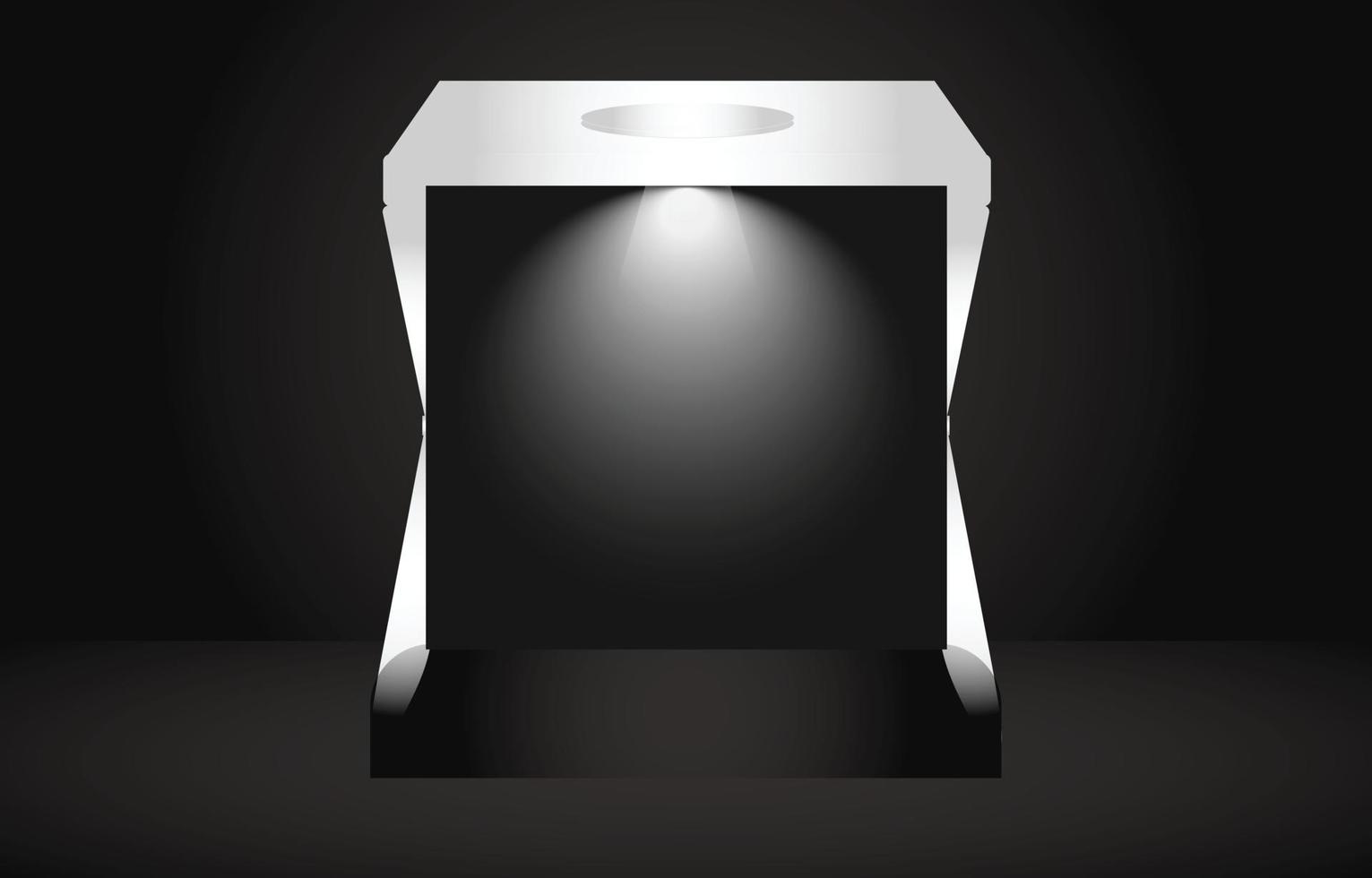 box color with black background vector