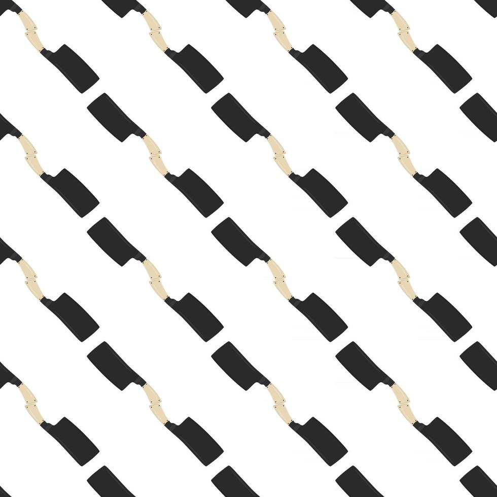 Illustration on theme pattern steel axes with wooden handle vector