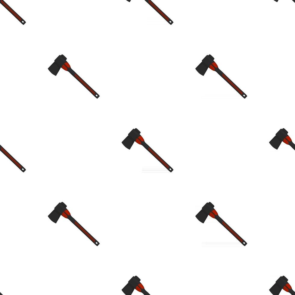 Illustration on theme pattern steel axes with wooden handle vector