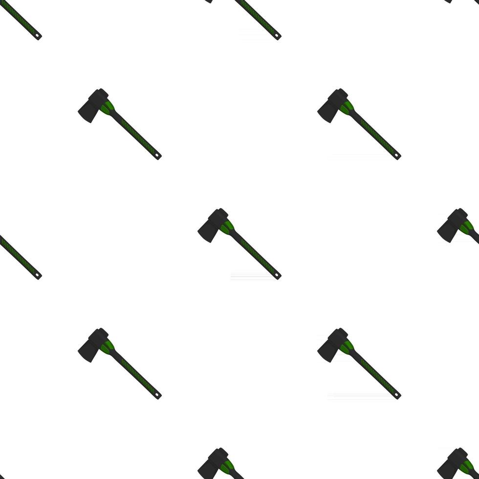 Illustration on theme pattern steel axes with wooden handle vector