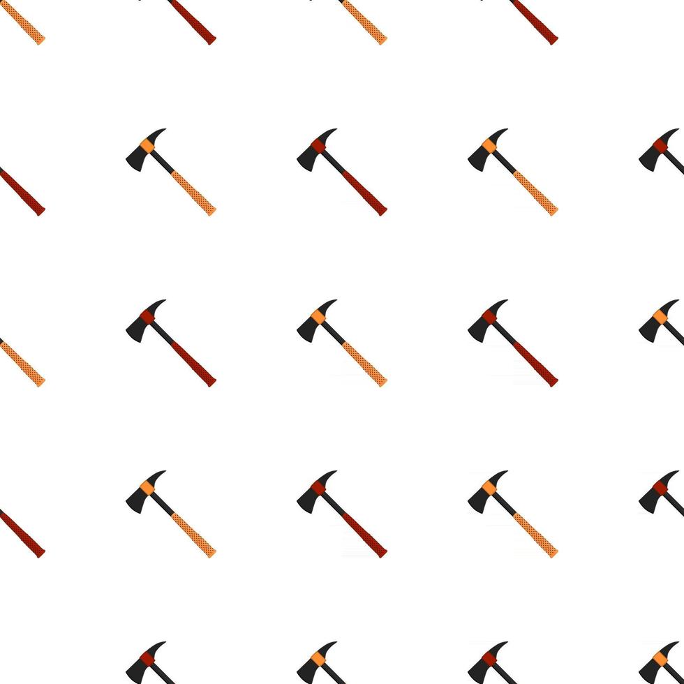Illustration on theme pattern steel axes with wooden handle vector
