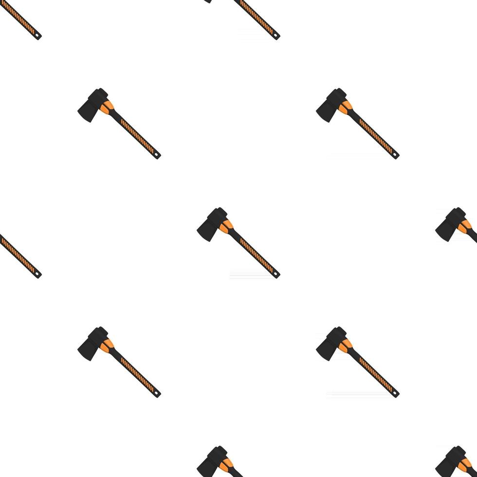 Illustration on theme pattern steel axes with wooden handle vector