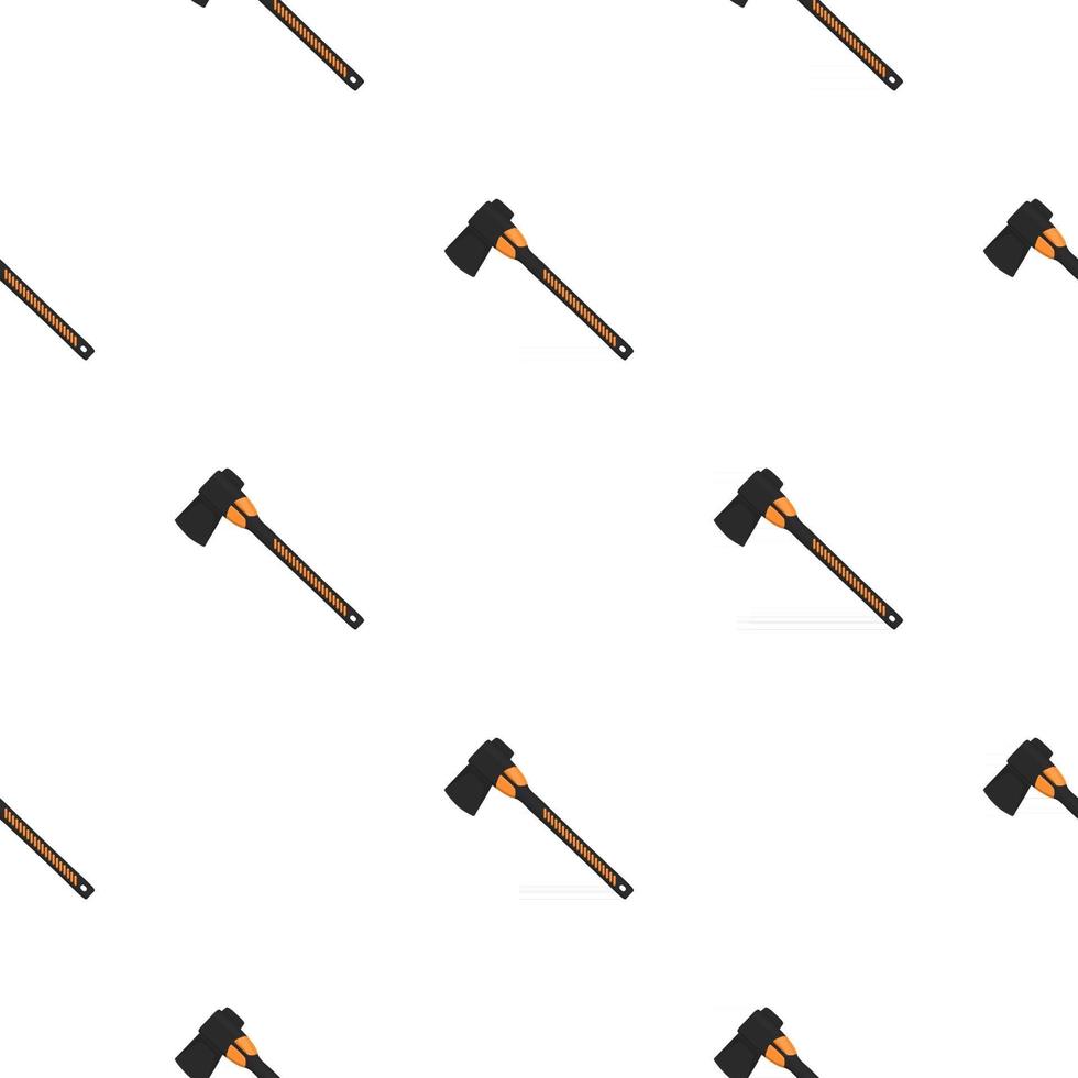 Illustration on theme pattern steel axes with wooden handle vector