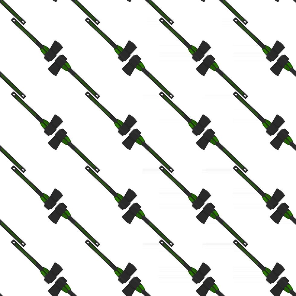 Illustration on theme pattern steel axes with wooden handle vector