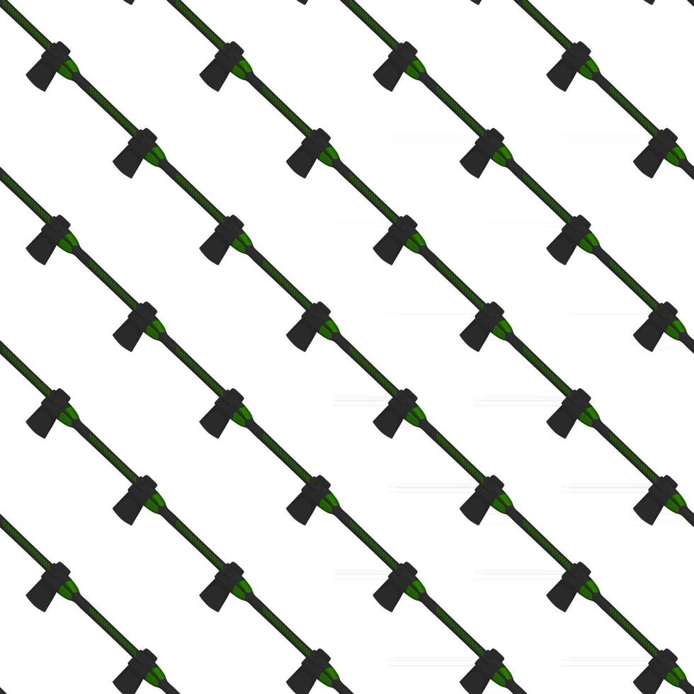 Illustration on theme pattern steel axes with wooden handle vector